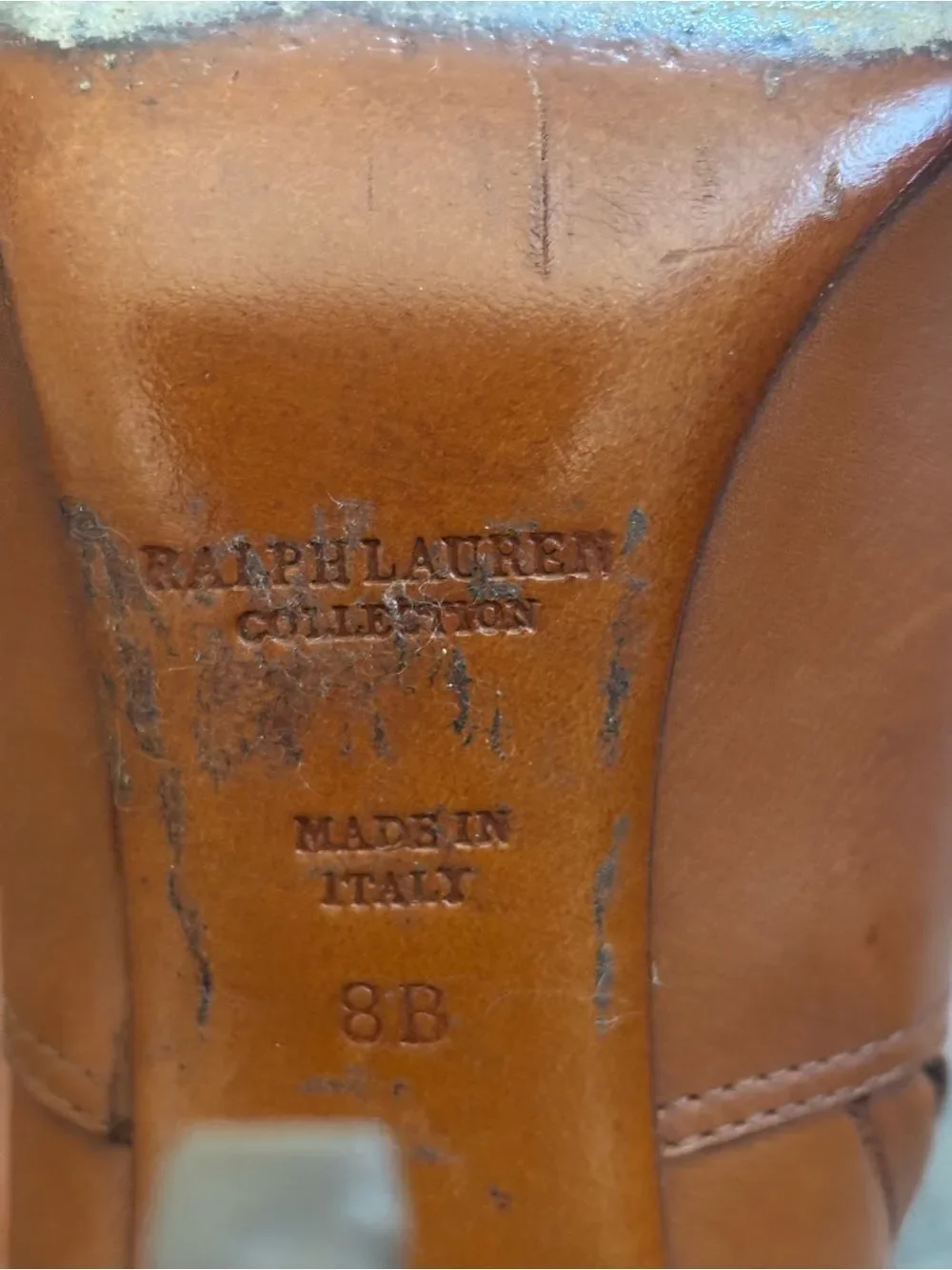 Ralph Lauren vintage Women's Over-the-Knee High Heel Boots - Tan